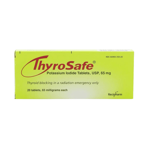 FDA Approved Thyrosafe Potassium Iodide (KI) Tablets